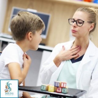 Childhood apraxia of speech therapy sessions at South Shore Therapies in Norwood, Hingham, and surrounding areas.  